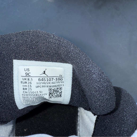 Air Jordan 11 Retro Low TD Concord Sketch White Black Blue Size 9C - Picture 9 of 9